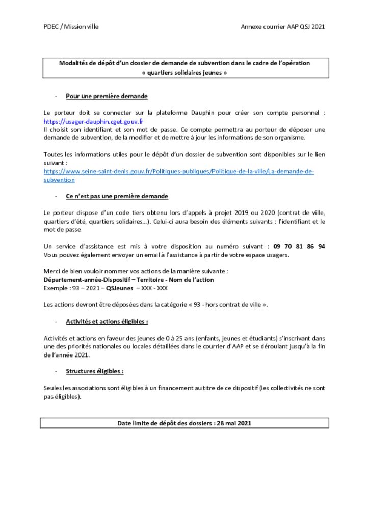 thumbnail of Annexe courrier AAP 2021 QS Jeunes