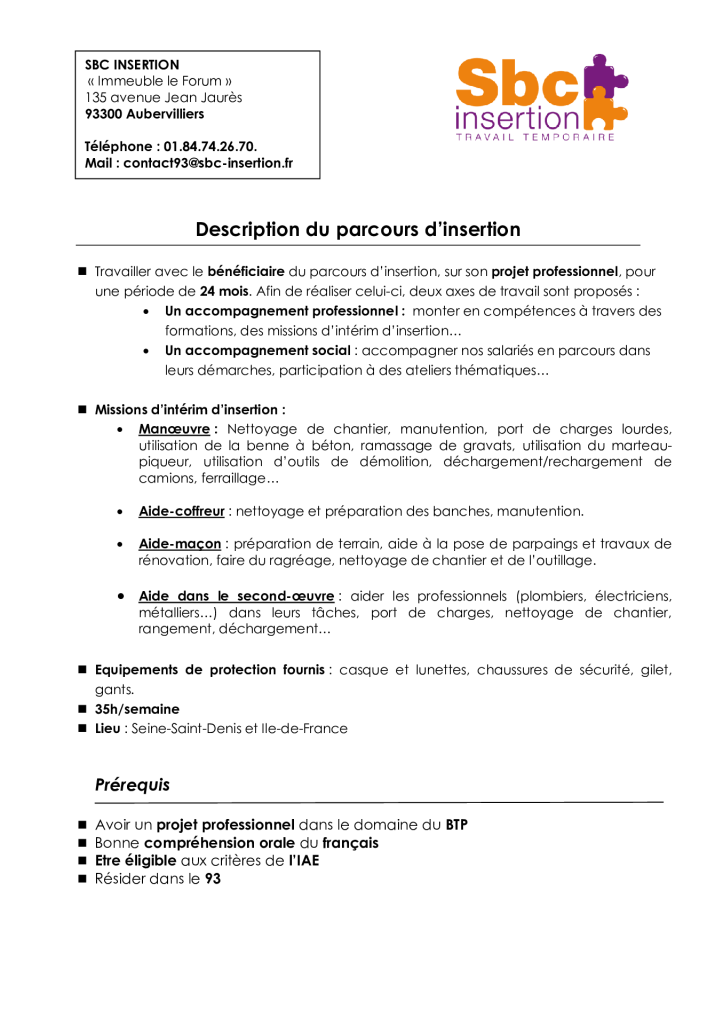 thumbnail of Fiche générale des offres d’emploi – SBC Insertion (002)